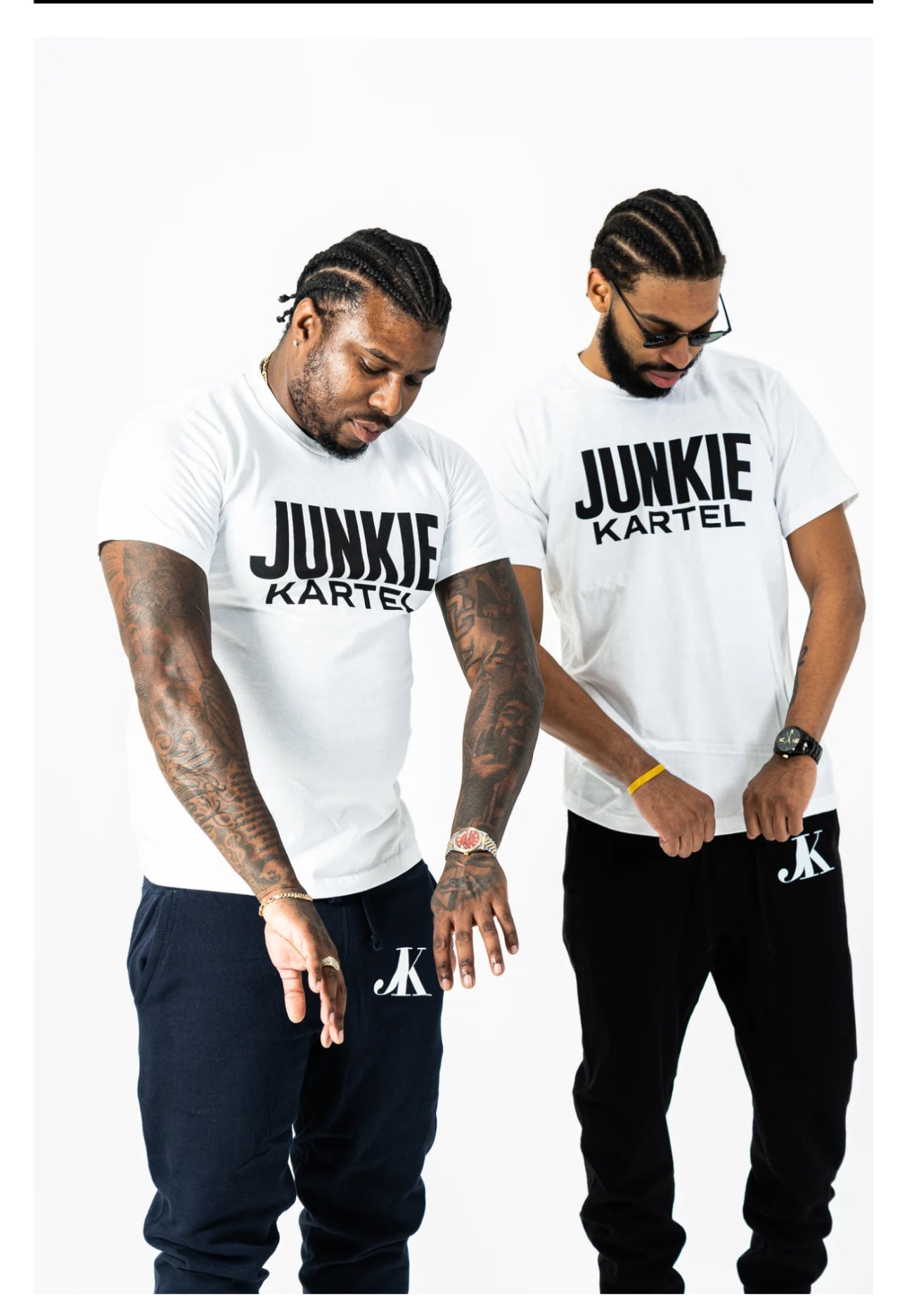 JUNKIE KARTEL BOLD FONT SHIRT