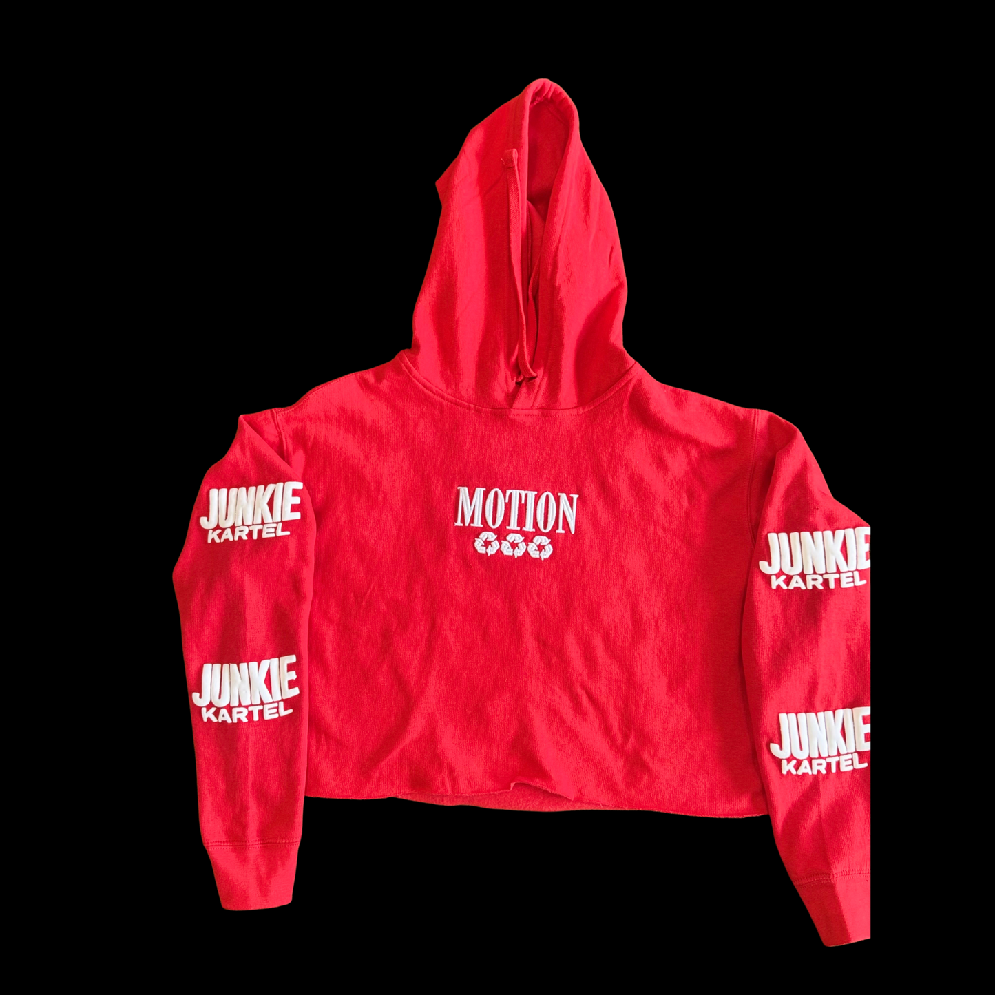 JUNKIE KARTEL MOTION PLUG GIRL CROP TOPS