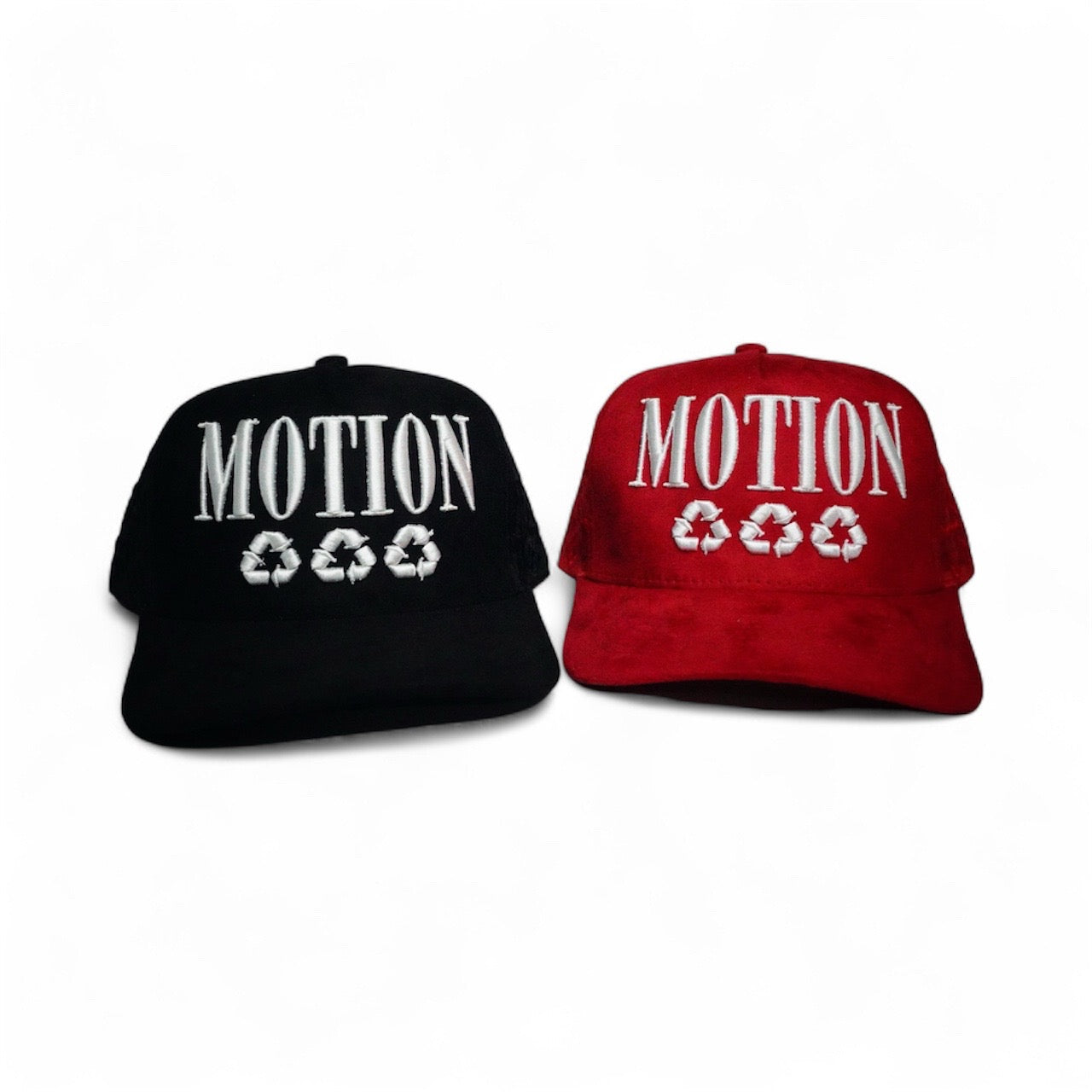 Black Chrome Suede Hat