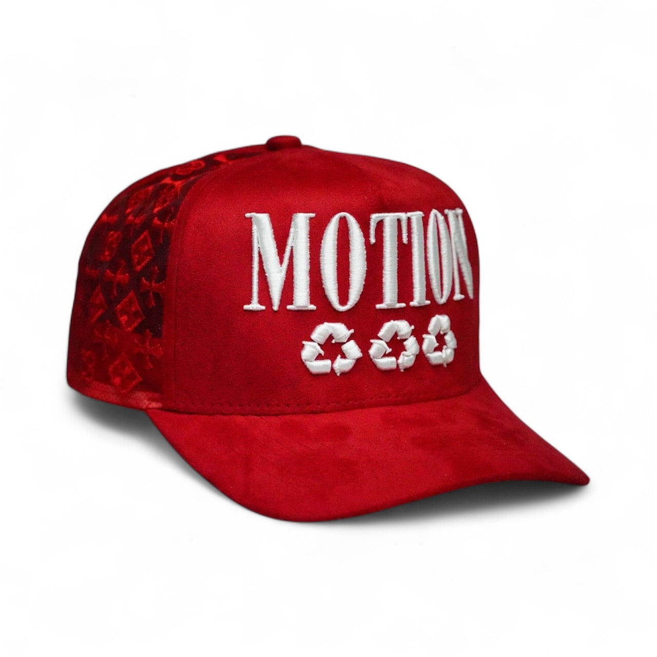 RED Chrome MOTION Suede Hat