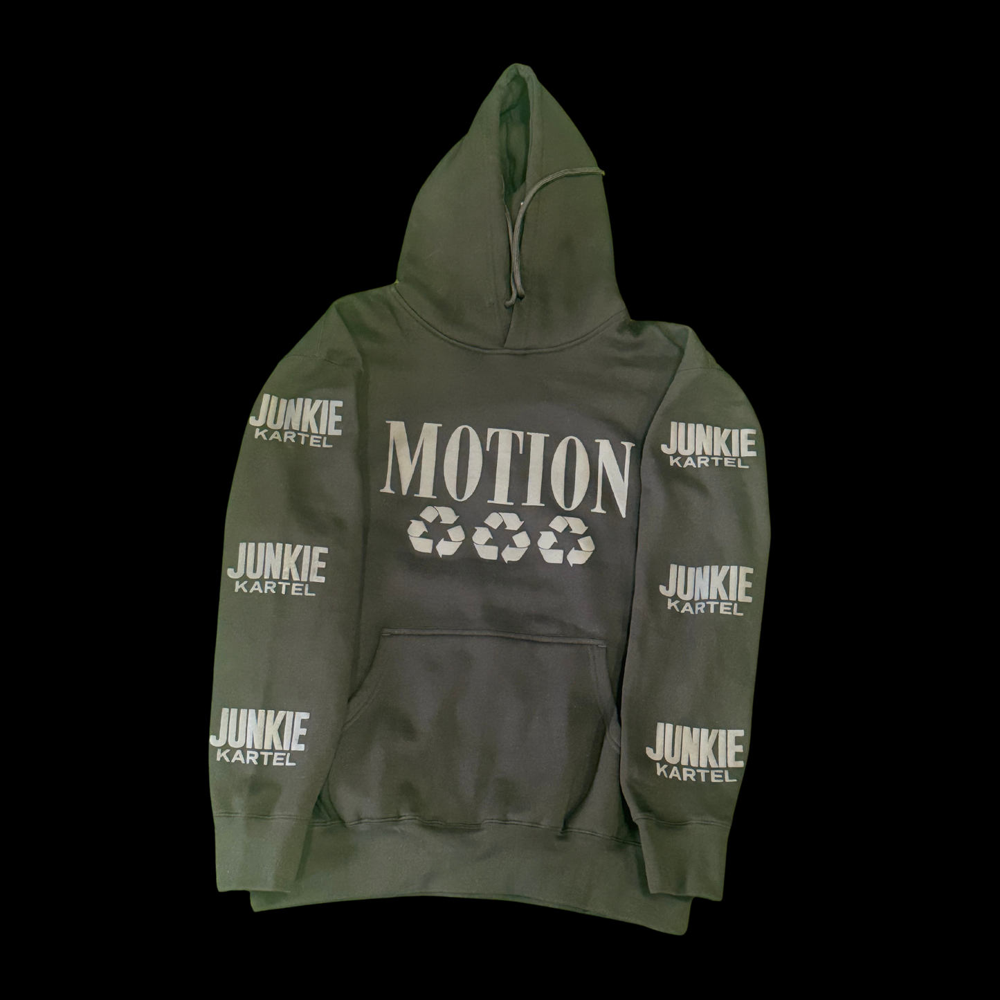 Black on Black Motion Hoodie