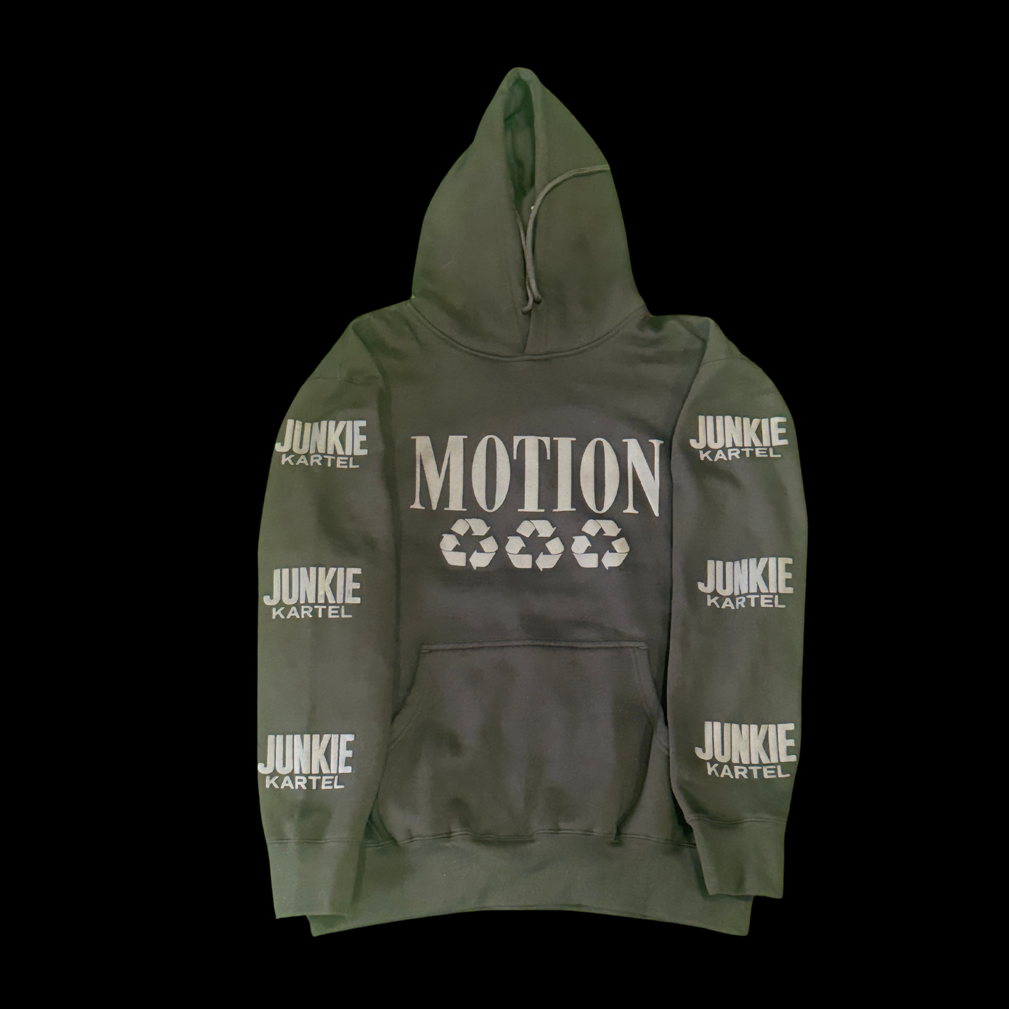 Black on Black Motion Hoodie