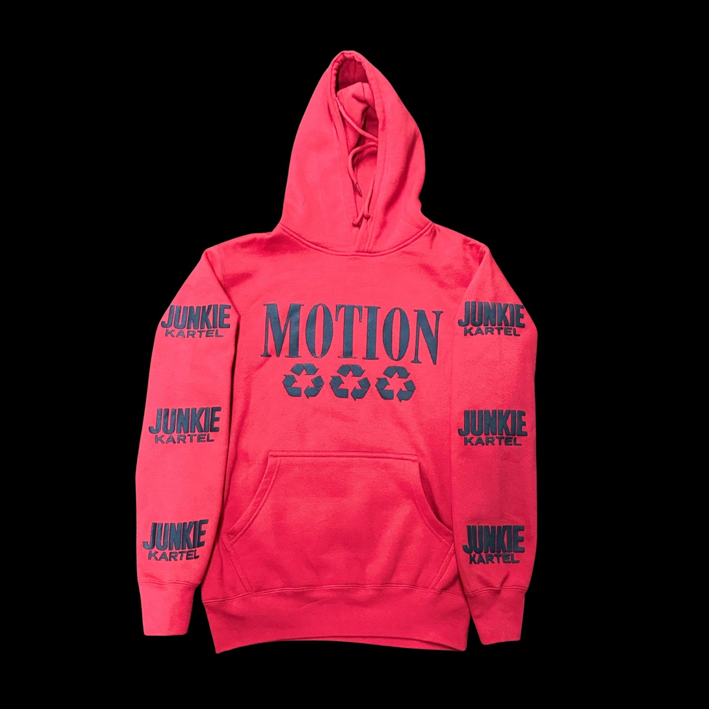 Black & Red MOTION HOODIES