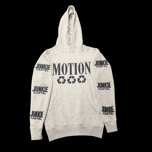 BLack & GREY MOTION HOODIES