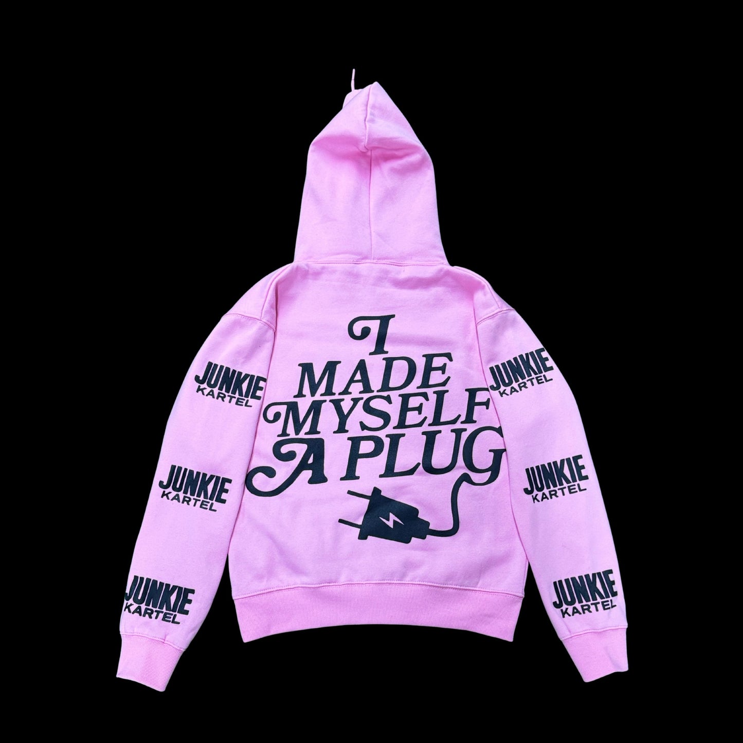 BLack & PINK MOTION HOODIES