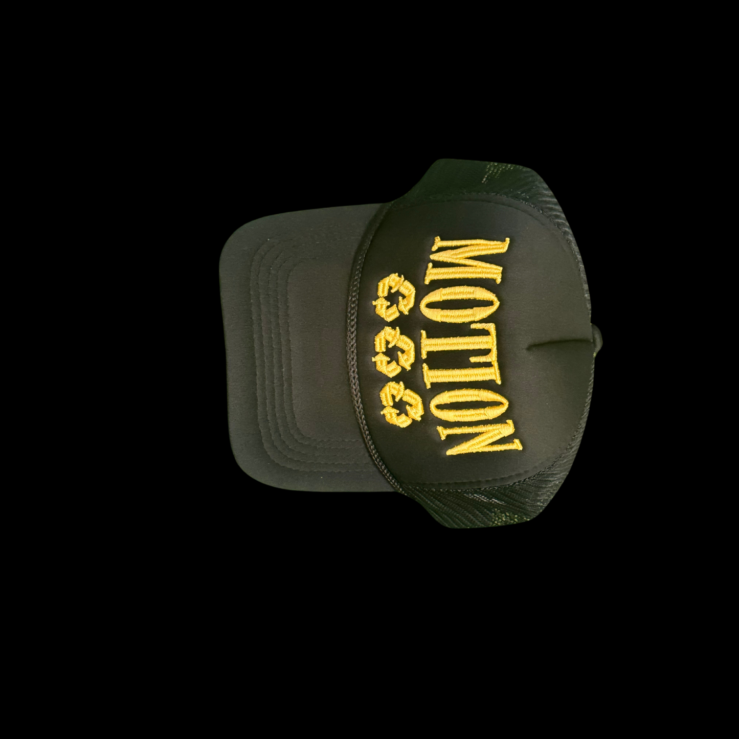 Black and Yellow Trucker Hat