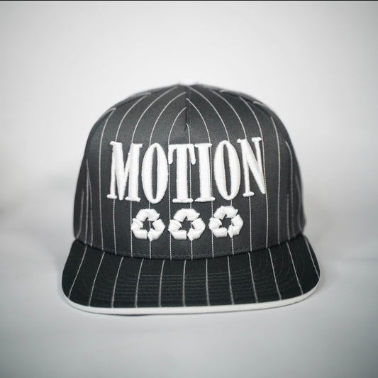 Grey Motion Pinstripes Hat