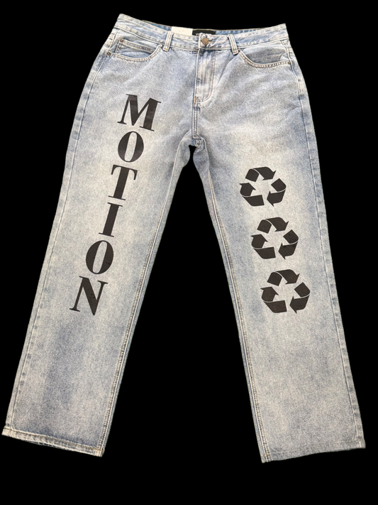 LIGHT INDIGO 501 BAGGY MOTION JEANS