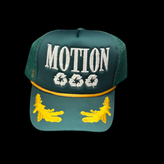 JUNKIE KARTEL MOTION HAT GREEN TRUCKER