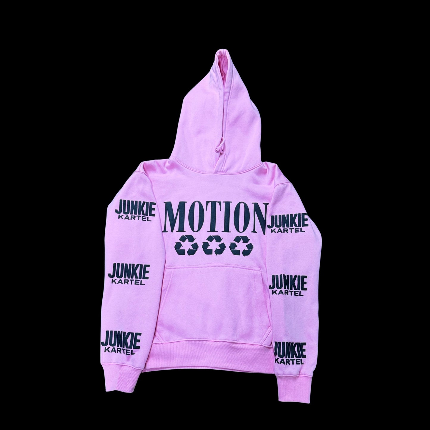 BLack & PINK MOTION HOODIES