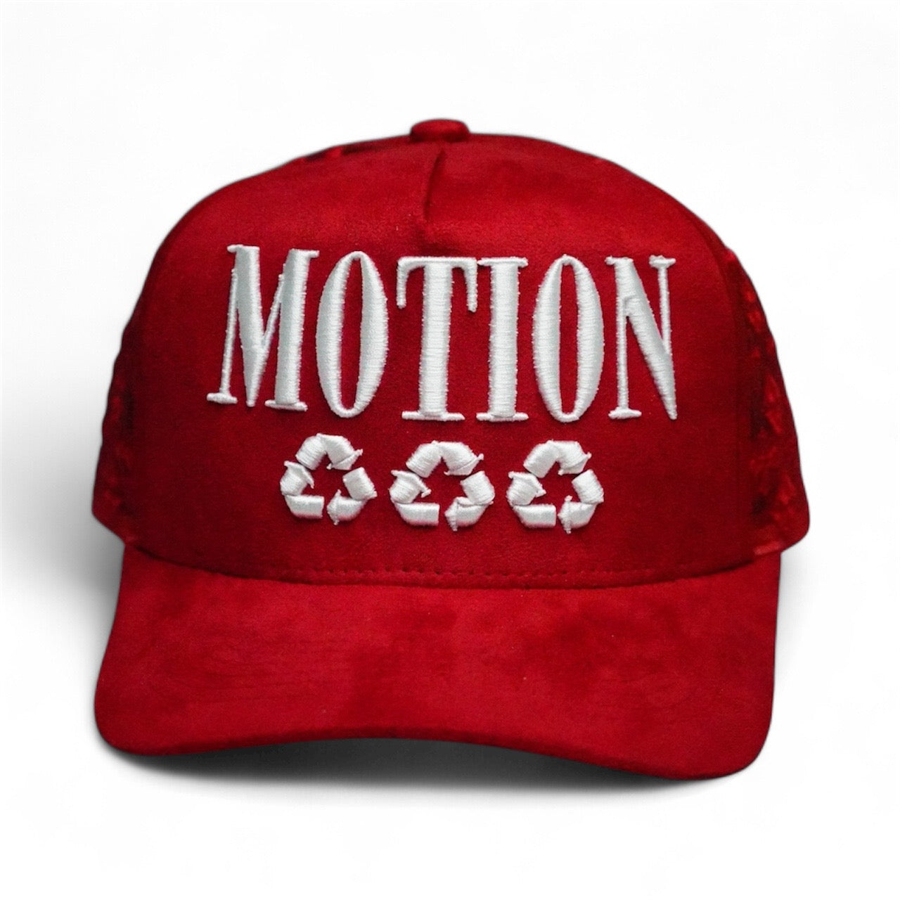 RED Chrome MOTION Suede Hat