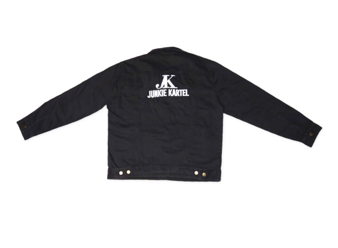 JUNKIE KARTEL CLASSIC BLACK JEAN JACKET