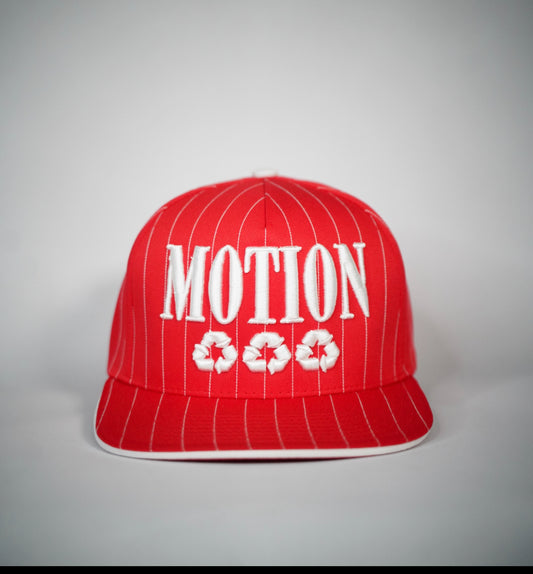 Red Motion Pinstripes Hat