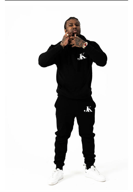 JUNKIE KARTEL BLACK "JK'' SWEAT SUIT PACKAGE