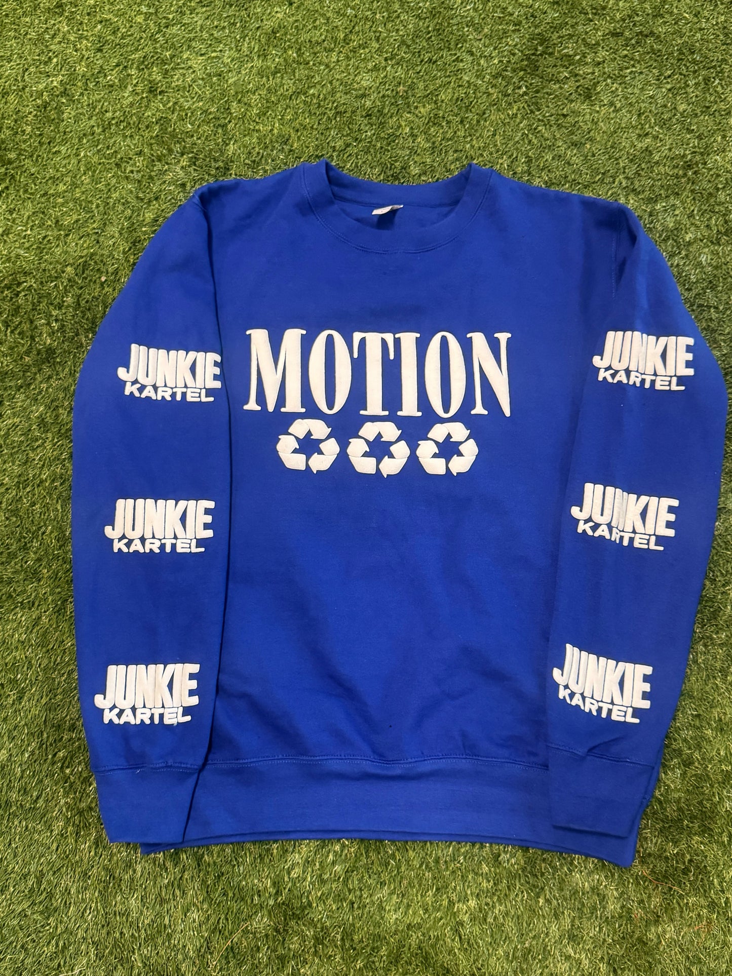 DODGERS MOTION BLUE CREWNECKS